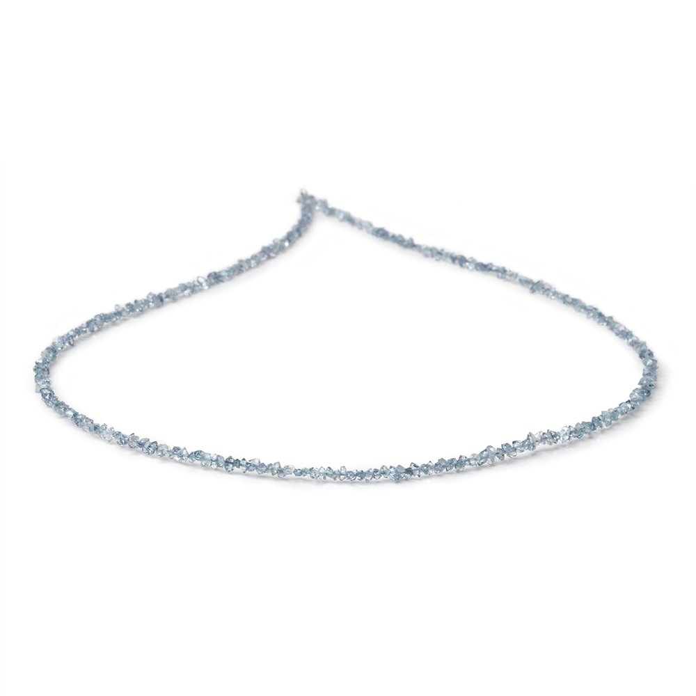 2x1-3x1.5mm Aqua Double Terminated Quartz Beads 15.5 inch 300 pieces (ONLINE ORDER ONLY)