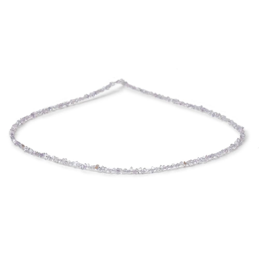 2x1-3x1.5mm Lilac Double Terminated Quartz Beads 15.5 inch 300 pieces (ONLINE ORDER ONLY)