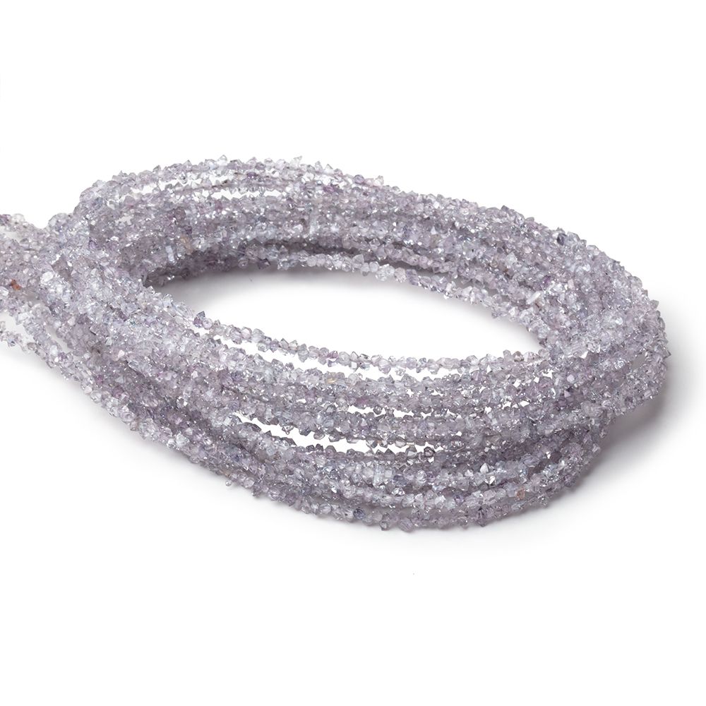 2x1-3x1.5mm Lilac Double Terminated Quartz Beads 15.5 inch 300 pieces (ONLINE ORDER ONLY)