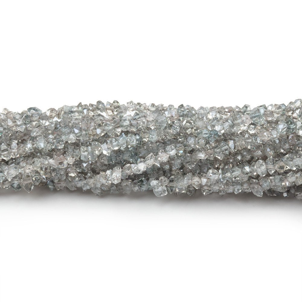2x1-3x1.5mm Sage Double Terminated Quartz Beads 15.5 inch 300 pieces (ONLINE ORDER ONLY)