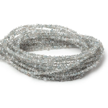 2x1-3x1.5mm Sage Double Terminated Quartz Beads 15.5 inch 300 pieces (ONLINE ORDER ONLY)