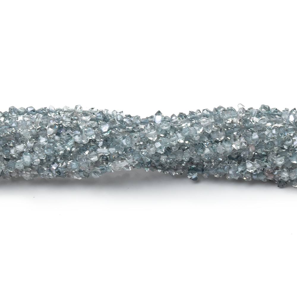 2x1-3x1.5mm Teal Double Terminated Quartz Beads 15.5 inch 300 pieces (ONLINE ORDER ONLY)