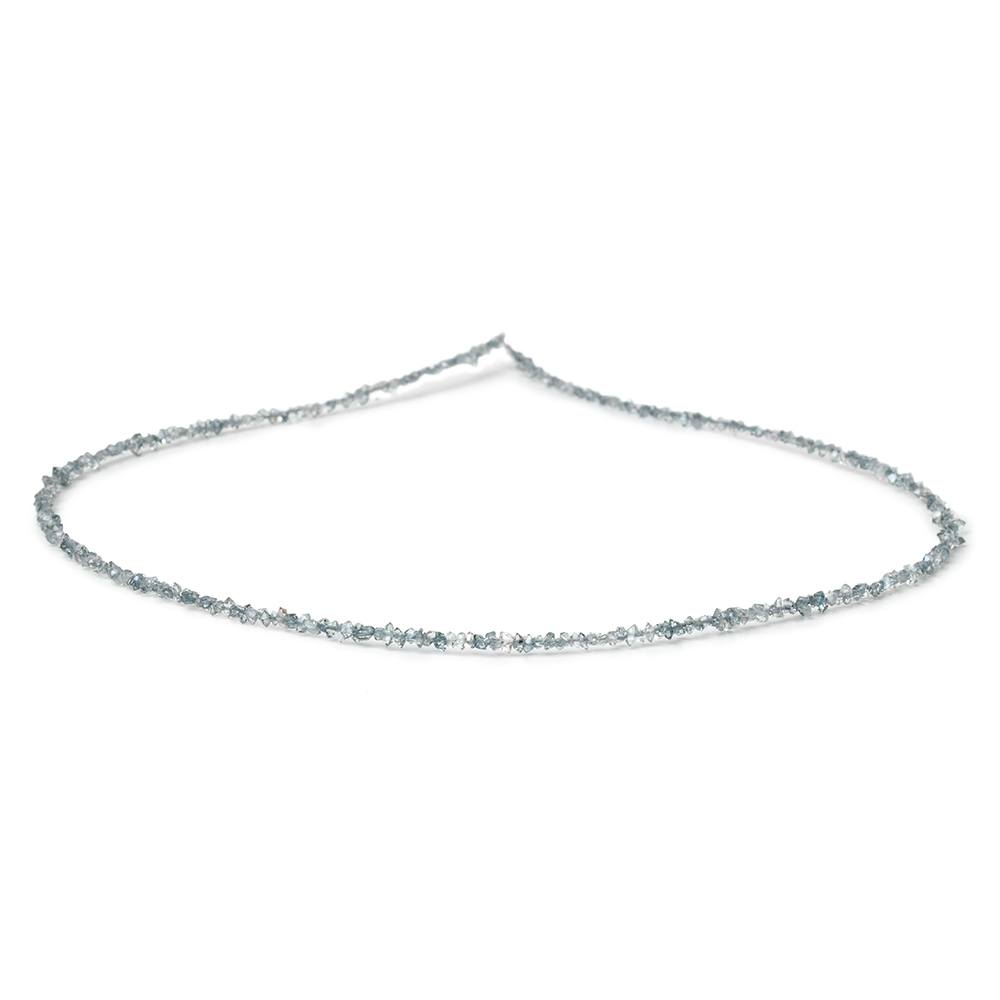 2x1-3x1.5mm Teal Double Terminated Quartz Beads 15.5 inch 300 pieces (ONLINE ORDER ONLY)