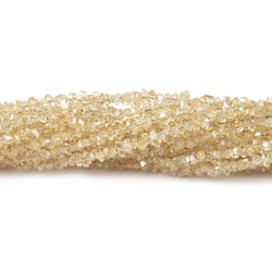 2x1-3x1.5mm Yellow Double Terminated Quartz Beads 15.5 inch 300 pieces (ONLINE ORDER ONLY)