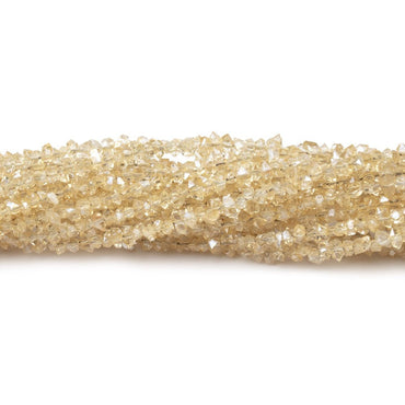 2x1-3x1.5mm Yellow Double Terminated Quartz Beads 15.5 inch 300 pieces (ONLINE ORDER ONLY)
