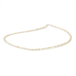 2x1-3x1.5mm Yellow Double Terminated Quartz Beads 15.5 inch 300 pieces (ONLINE ORDER ONLY)