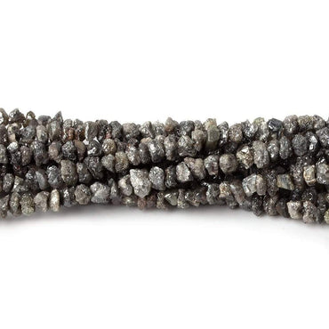 2x2-3x3mm Platinum Grey Diamond Unfaceted Nugget Beads 15 inch 220 pieces (ONLINE ORDER ONLY)