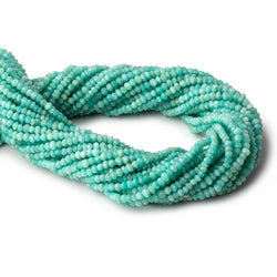 3-3.5mm Amazonite faceted rondelle beads 13 inch 140 pieces (ONLINE ORDER ONLY)