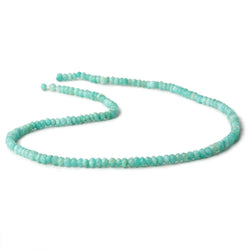 3-3.5mm Amazonite faceted rondelle beads 13 inch 140 pieces (ONLINE ORDER ONLY)