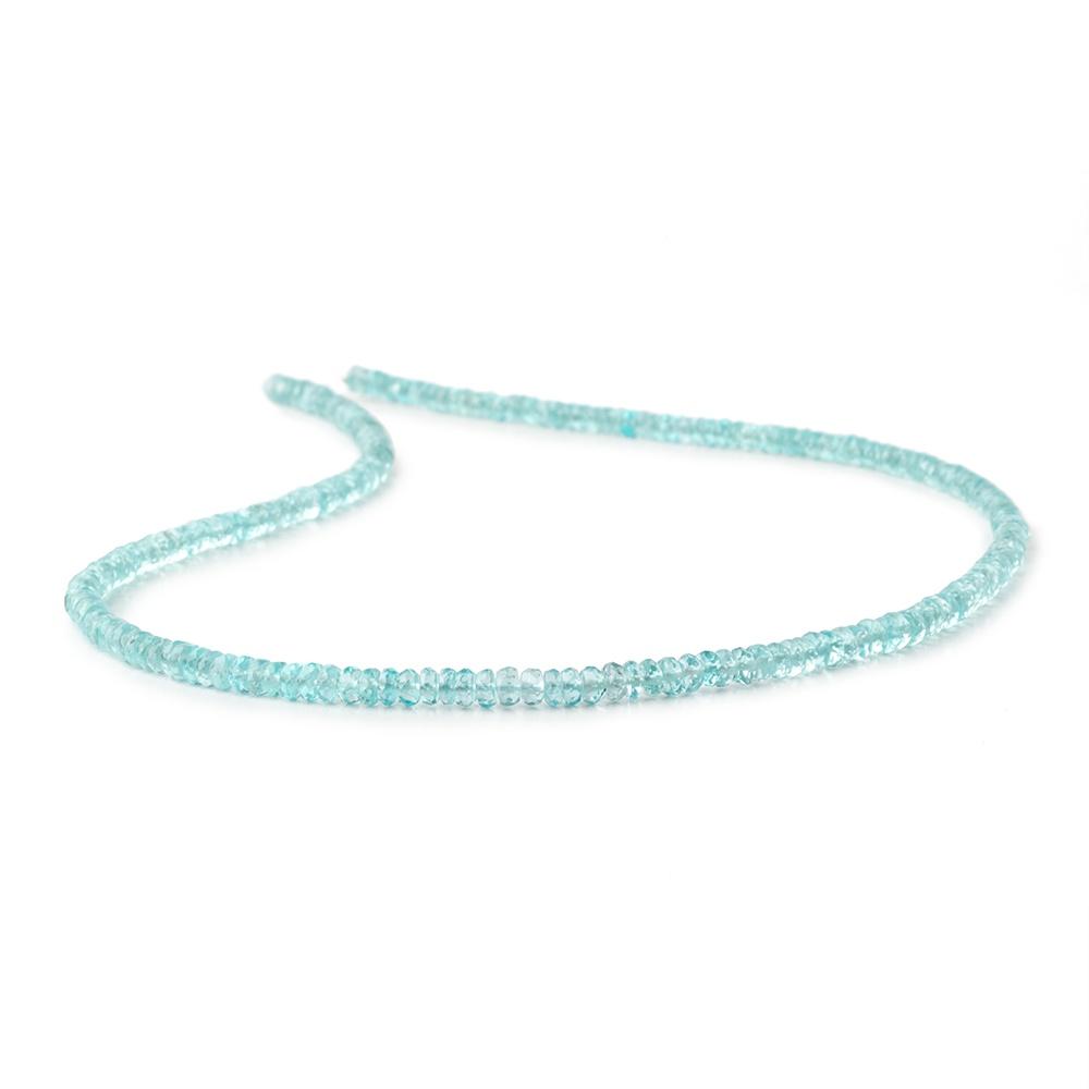 3-3.5mm Apatite faceted rondelles 16 inch 148 beads (ONLINE ORDER ONLY)