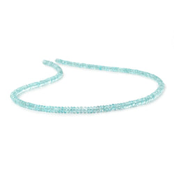 3-3.5mm Apatite faceted rondelles 16 inch 148 beads (ONLINE ORDER ONLY)