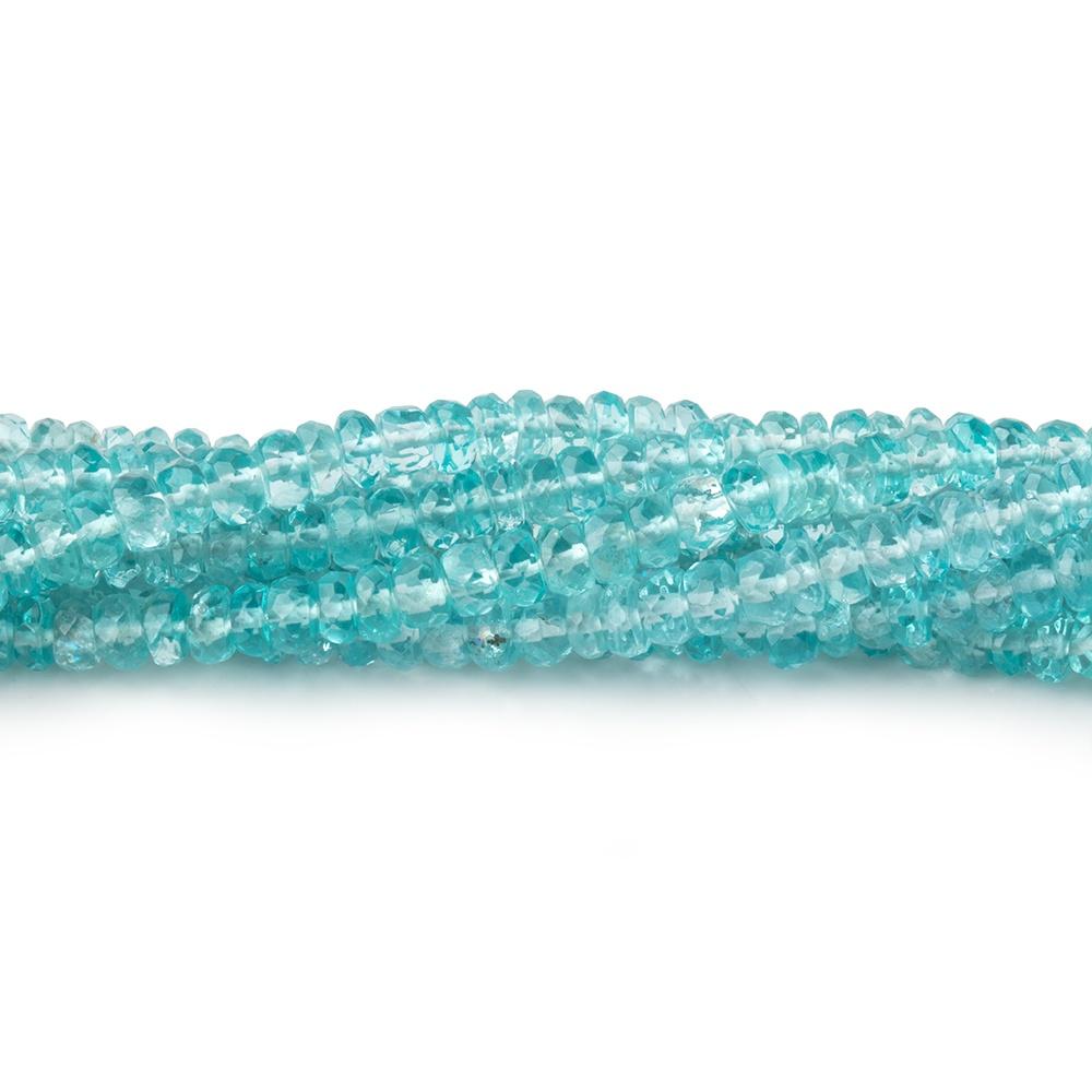 3-3.5mm Apatite faceted rondelles 16 inch 148 beads (ONLINE ORDER ONLY)