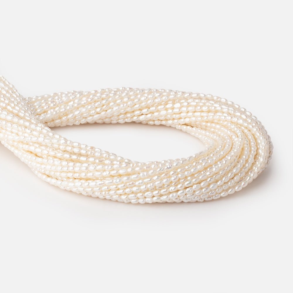 3-3.5mm Creamy Petite Baroque Freshwater Pearls 14.75 inch 100 Beads AA (ONLINE ORDER ONLY)