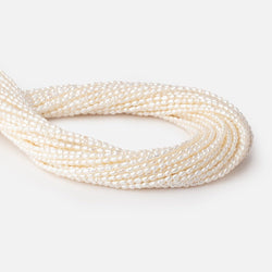 3-3.5mm Creamy Petite Baroque Freshwater Pearls 14.75 inch 100 Beads AA (ONLINE ORDER ONLY)