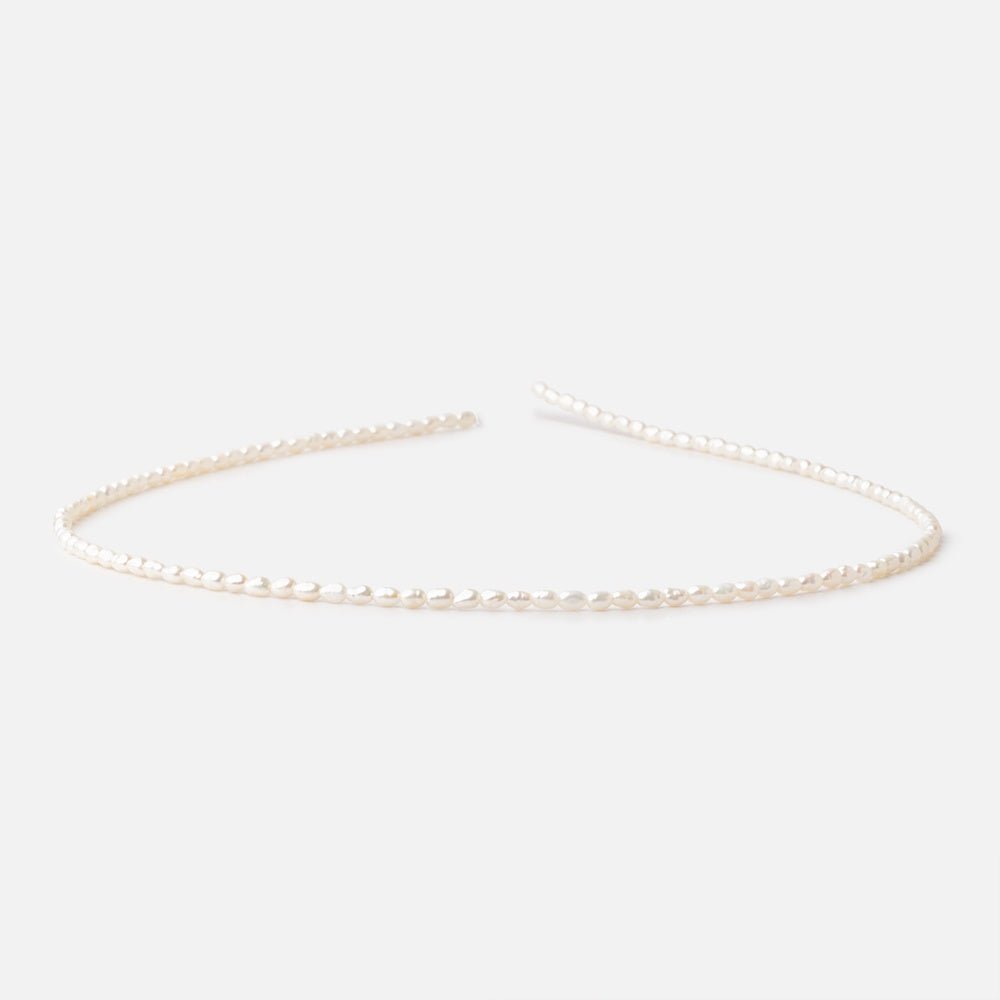 3-3.5mm Creamy Petite Baroque Freshwater Pearls 14.75 inch 100 Beads AA (ONLINE ORDER ONLY)