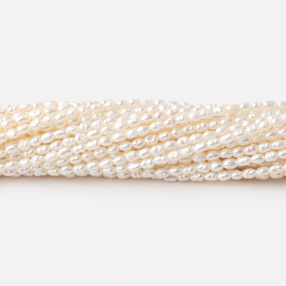 3-3.5mm Creamy Petite Baroque Freshwater Pearls 14.75 inch 100 Beads AA (ONLINE ORDER ONLY)