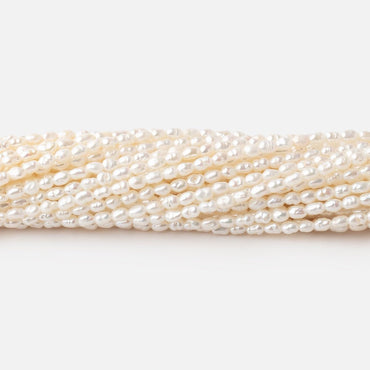 3-3.5mm Creamy Petite Baroque Freshwater Pearls 14.75 inch 100 Beads AA (ONLINE ORDER ONLY)