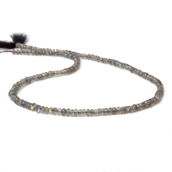 3-3.5mm Labradorite Faceted Rondelles 14 inch 185 beads AAA (ONLINE ORDER ONLY)