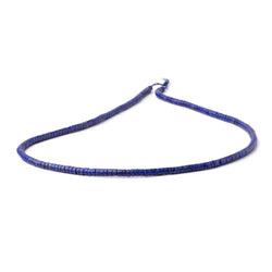 3-3.5mm Lapis Lazuli Hand Cut Heishi Beads 15 inch 200 pieces (ONLINE ORDER ONLY)