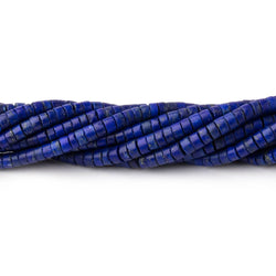 3-3.5mm Lapis Lazuli Hand Cut Heishi Beads 15 inch 200 pieces (ONLINE ORDER ONLY)