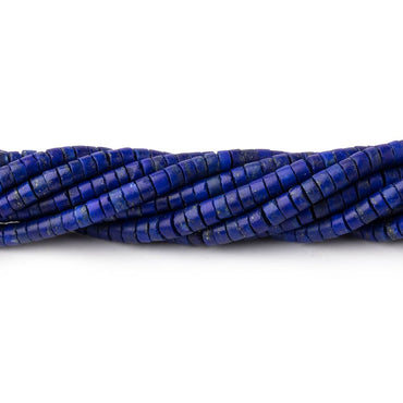 3-3.5mm Lapis Lazuli Hand Cut Heishi Beads 15 inch 200 pieces (ONLINE ORDER ONLY)