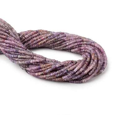 3-3.5mm Multi Color Spinel Faceted Rondelle Beads 16 inch 242 pieces (ONLINE ORDER ONLY)