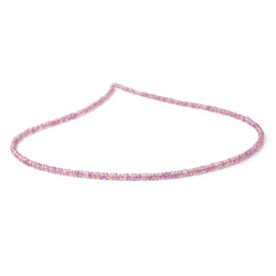 3-3.5mm Purple Spinel faceted rondelles 16 inch 239 beads AA grade (ONLINE ORDER ONLY)