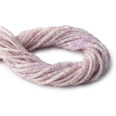 3mm Shaded Pink Sapphire Faceted Rondelle Beads 14 inch 110 pieces (ONLINE ORDER ONLY)