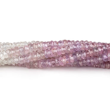 3-3.5mm Shaded Sapphire Faceted Rondelle Beads 17 inch 300 pieces (ONLINE ORDER ONLY)