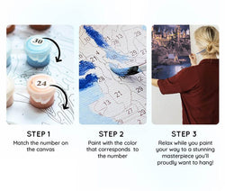 Boats To Hogwarts - Paint By Numbers Kit (ONLINE ORDER ONLY)