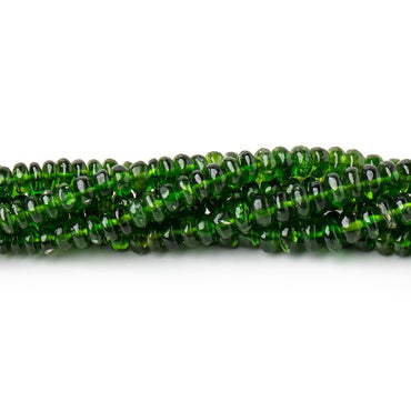 3-4.5mm Chrome Diopside Plain Rondelle Beads 18 inch 220 pieces (ONLINE ORDER ONLY)