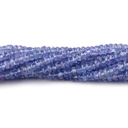 3mm Tanzanite Faceted Rondelle Beads 14 inch 190 pieces (ONLINE ORDER ONLY)