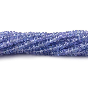 3mm Tanzanite Faceted Rondelle Beads 14 inch 190 pieces (ONLINE ORDER ONLY)