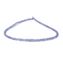 3mm Tanzanite Faceted Rondelle Beads 14 inch 190 pieces (ONLINE ORDER ONLY)