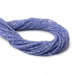 3mm Tanzanite Faceted Rondelle Beads 14 inch 190 pieces (ONLINE ORDER ONLY)