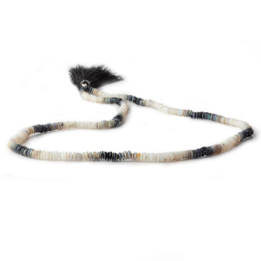 3-4mm Australian Opal Plain Rondelle Beads 18 inch 350 pieces A (ONLINE ORDER ONLY)