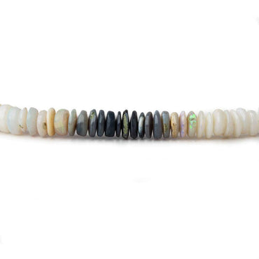 3-4mm Australian Opal Plain Rondelle Beads 18 inch 350 pieces A (ONLINE ORDER ONLY)