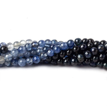 3-4mm Blue & White Sapphire Beads 14.5 inch 131 pieces (ONLINE ORDER ONLY)