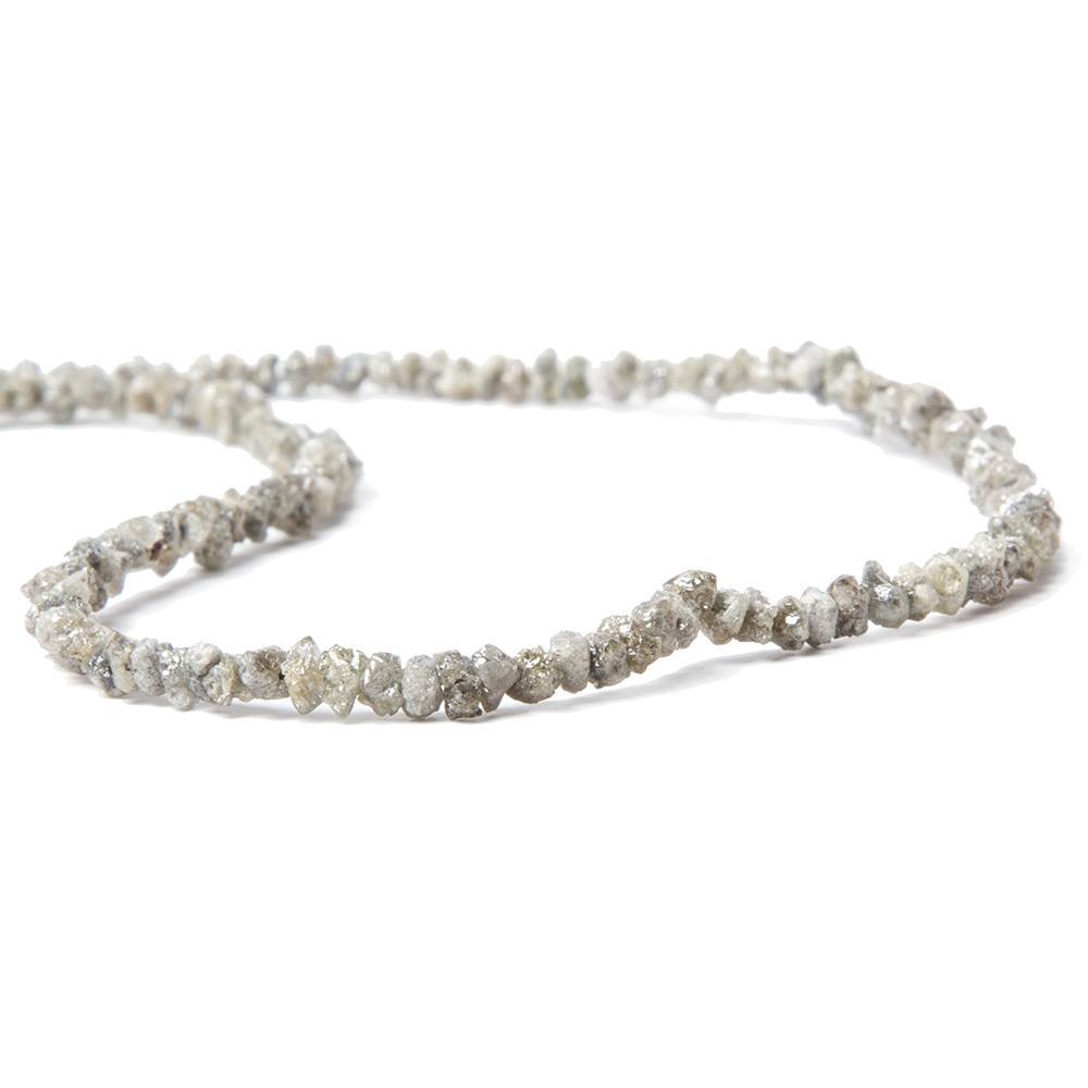 3-4mm Champagne Raw Diamond Unfaceted Nugget Beads (ONLINE ORDER ONLY)