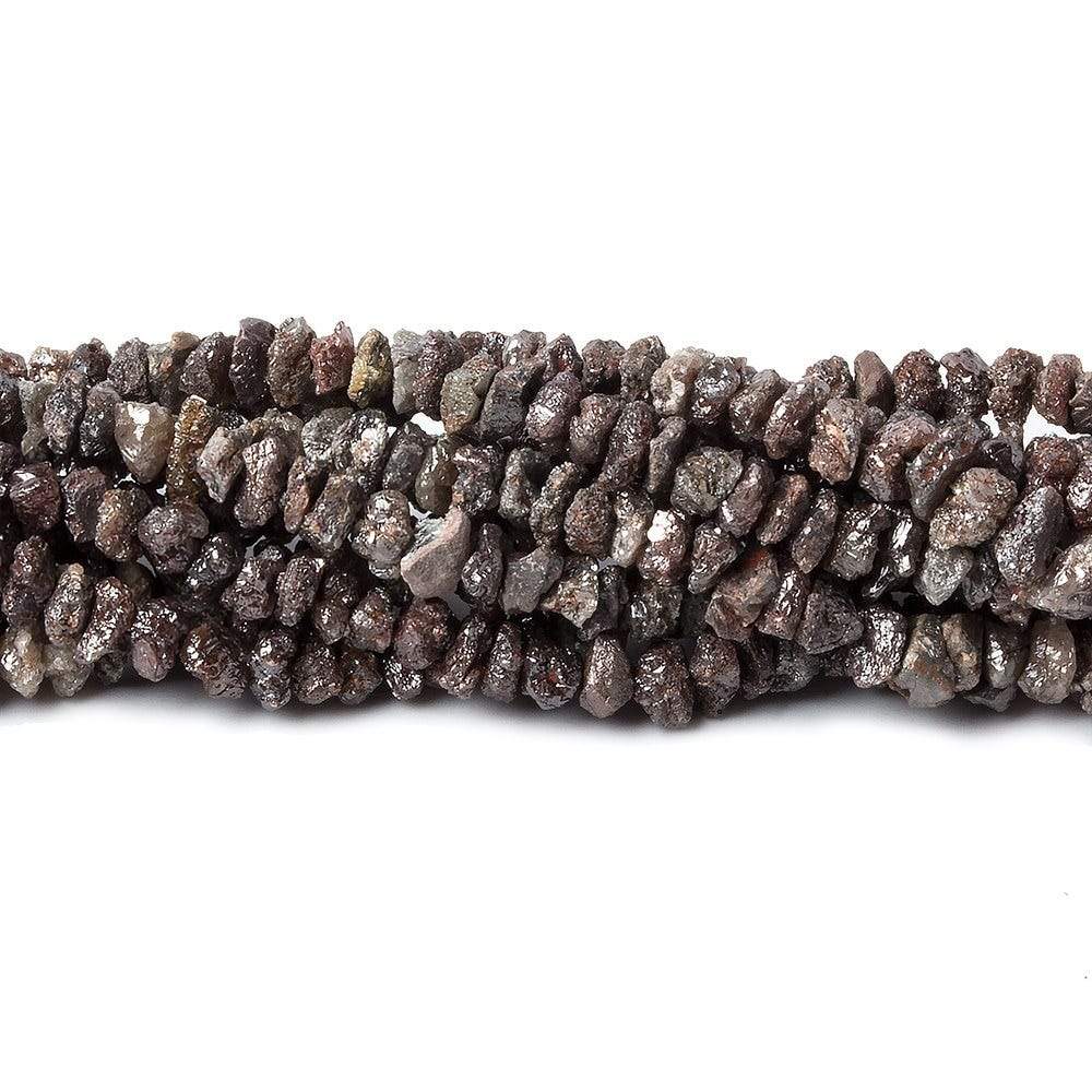 3-4mm Chocolate Brown Diamond crystal nugget beads 15 inch 215 pieces (ONLINE ORDER ONLY)