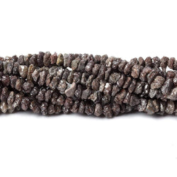 3-4mm Chocolate Brown Diamond crystal nugget beads 15 inch 215 pieces (ONLINE ORDER ONLY)