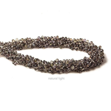 3-4mm Color Change Sapphire Petite Faceted Tear Drop Beads 10 inch 200 pieces (ONLINE ORDER ONLY)