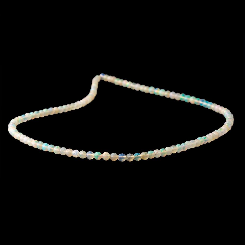 3-4mm Ethiopian Opal Micro Faceted Round Beads 17 inch 121 pieces AA (ONLINE ORDER ONLY)