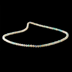 3-4mm Ethiopian Opal Micro Faceted Round Beads 17 inch 121 pieces AA (ONLINE ORDER ONLY)