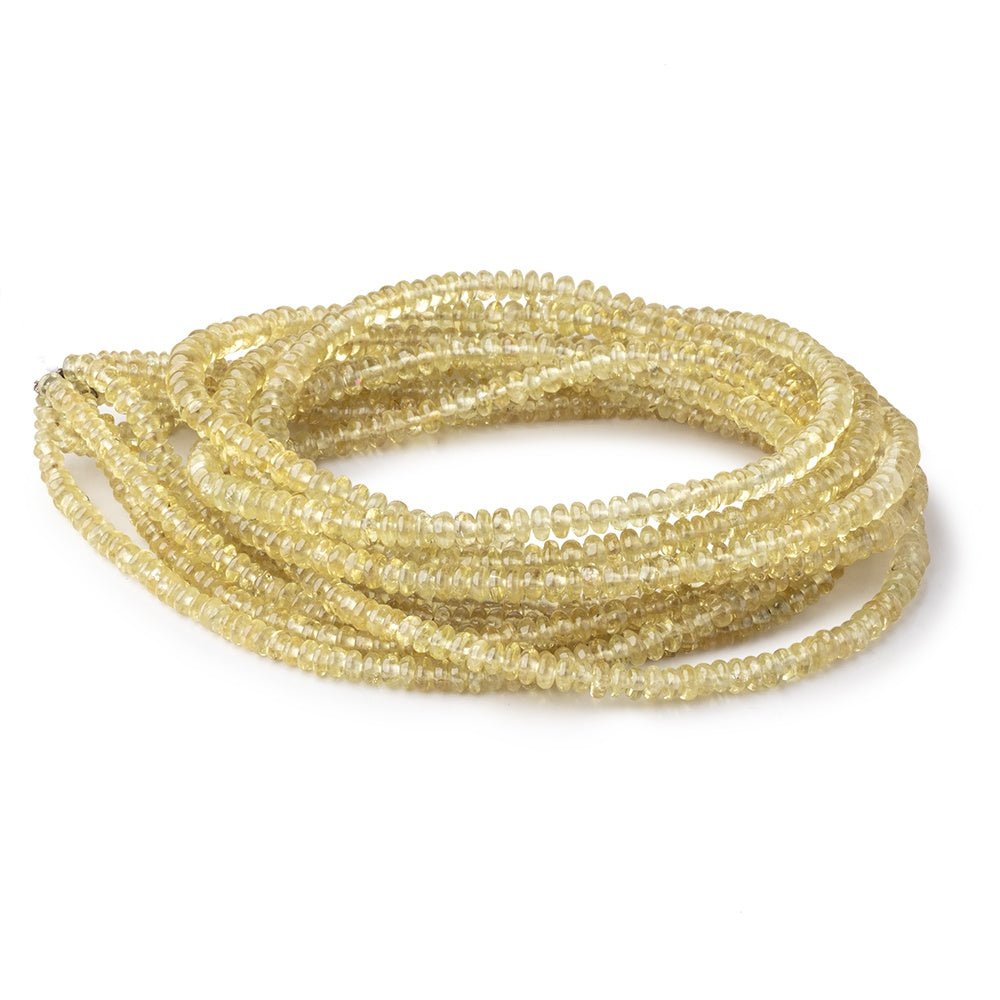 3-4mm Grossular Garnet Plain Rondelle Beads 16 inch 206 pieces AA (ONLINE ORDER ONLY)