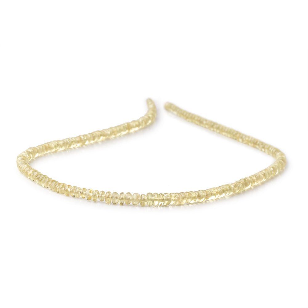 3-4mm Grossular Garnet Plain Rondelle Beads 16 inch 206 pieces AA (ONLINE ORDER ONLY)