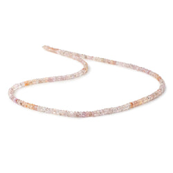 3-4mm Multi Color Topaz faceted rondelle beads 18 inch 200 pieces A grade (ONLINE ORDER ONLY)