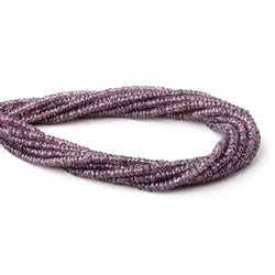 3-4mm Purple Spinel Faceted Rondelle Beads 16 inch 190 pieces AA (ONLINE ORDER ONLY)