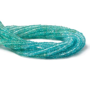 3-4mm Shaded Apatite Plain Rondelle Beads 13 inch 225 pieces (ONLINE ORDER ONLY)