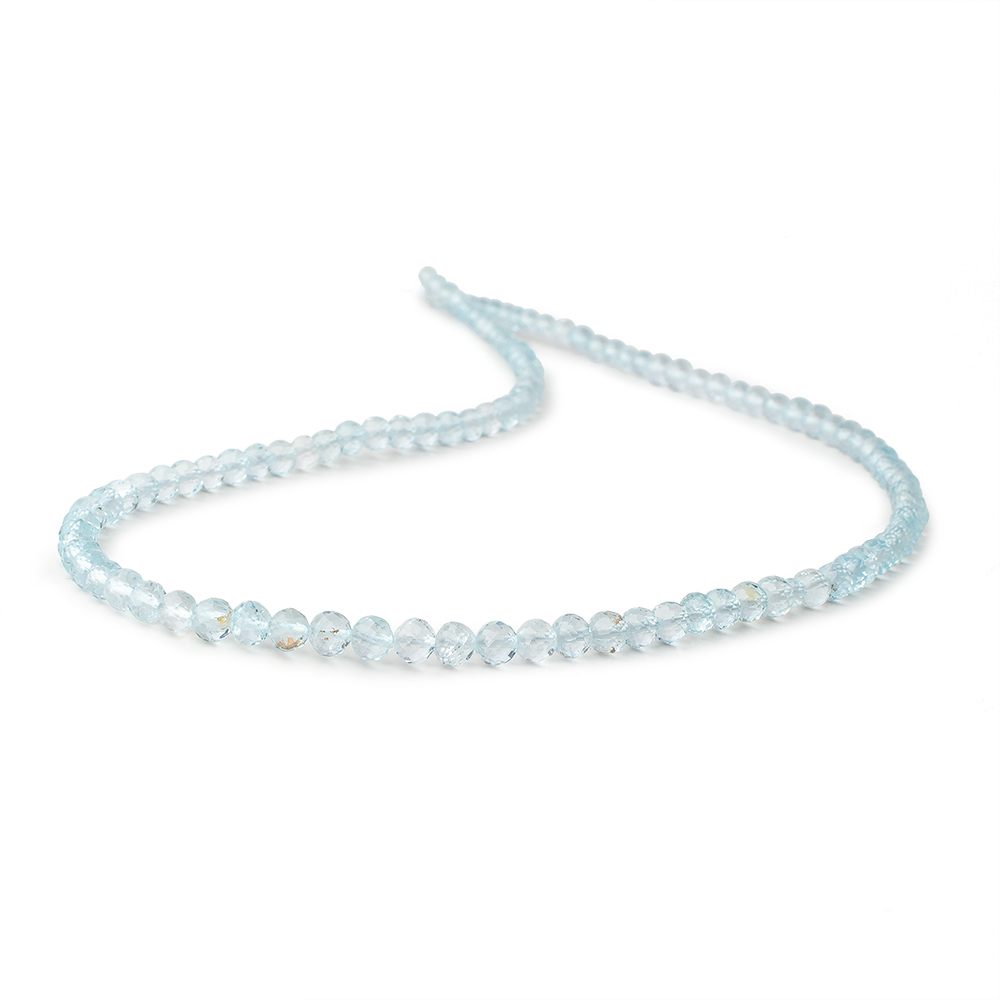 4.5-5.5mm Sky Blue Topaz Faceted Round Beads 16 inch 73 pieces (ONLINE ORDER ONLY)